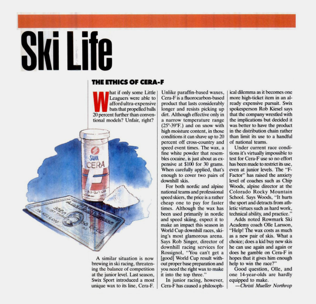 Олимпийские игры отказываются от восковых добавок PFAS и от "смехотворной" скорости, которую они давали лыжникам