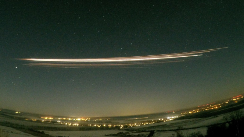 Metal pollution from a rocket reentry detected for the first time